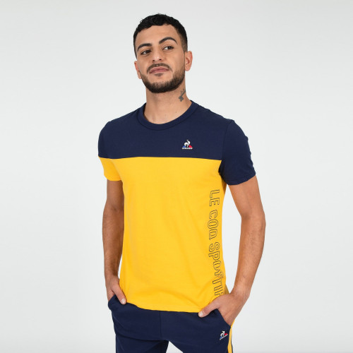 Le coq sportif t shirt yellow hotsell